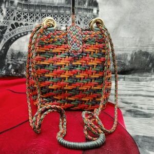 CEM Rainbow Leather Bag